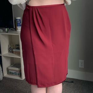 Red, Pencil Skirt Ann Taylor BRAND NEW Size 12